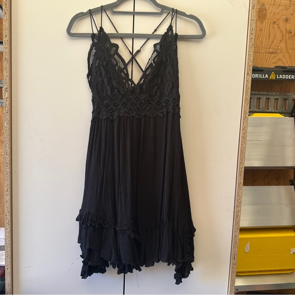 Free People Black Dress